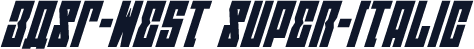 EAST-west Super-Italic