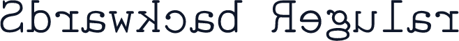 Sdrawkcab Regular