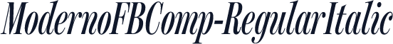 ModernoFBComp-RegularItalic
