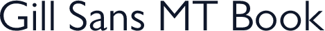 Gill Sans MT Book