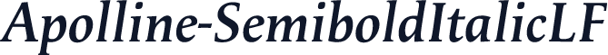 Apolline-SemiboldItalicLF