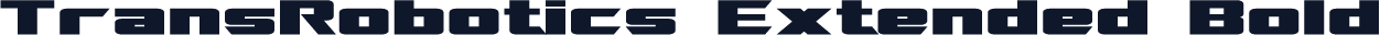 TransRobotics Extended Bold
