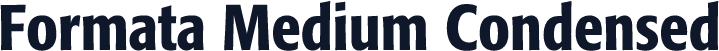 Formata Medium Condensed