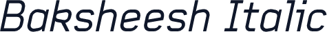 Baksheesh Italic