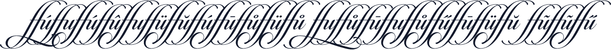 Candlescript Ligatures ffu