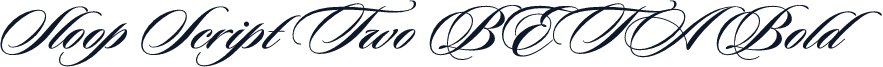 Sloop Script Two BETA Bold