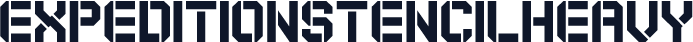 ExpeditionStencilHeavy