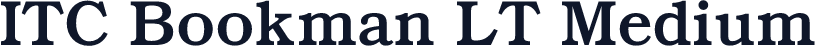 ITC Bookman LT Medium