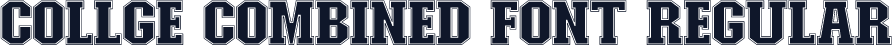 Collge Combined Font Regular