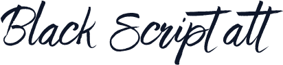 Black Script alt