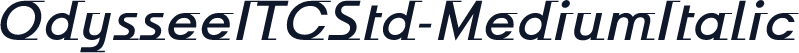 OdysseeITCStd-MediumItalic