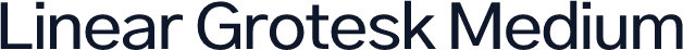Linear Grotesk Medium