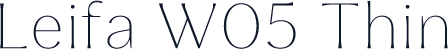 Leifa W05 Thin