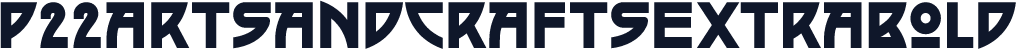 P22ArtsandCraftsExtraBold