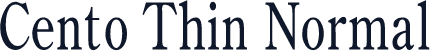 Cento Thin Normal