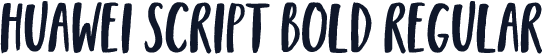 Huawei Script Bold Regular