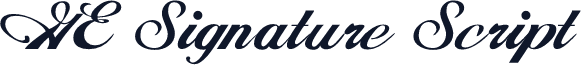 GE Signature Script