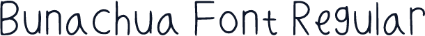 Bunachua Font Regular
