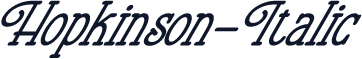 Hopkinson-Italic