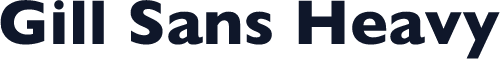 Gill Sans Heavy