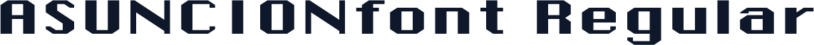 ASUNCIONfont Regular