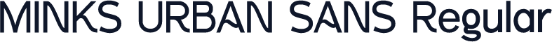 MINKS URBAN SANS Regular