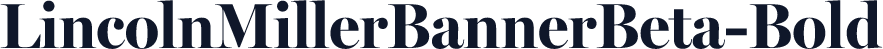 LincolnMillerBannerBeta-Bold