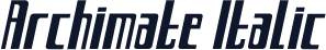Archimate Italic