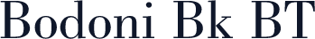 Bodoni Bk BT