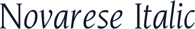 Novarese Italic