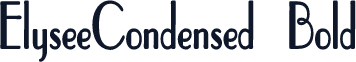 ElyseeCondensed Bold