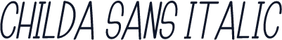 Childa Sans Italic