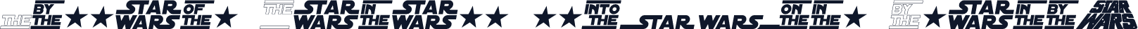Distant Galaxy Symbols Italic