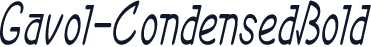 Gavol-CondensedBold