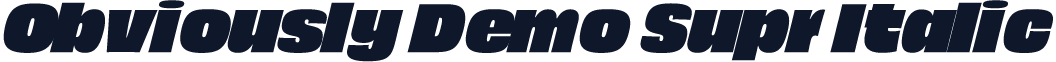 Obviously Demo Supr Italic