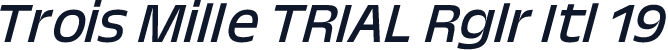 Trois Mille TRIAL Rglr Itl 19