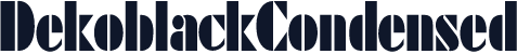 DekoblackCondensed