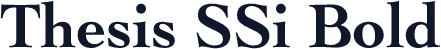 Thesis SSi Bold