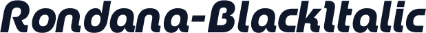 Rondana-BlackItalic