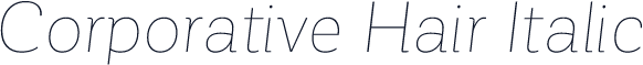 Corporative Hair Italic