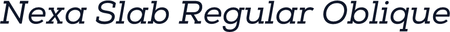 Nexa Slab Regular Oblique