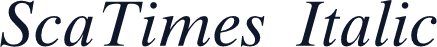 ScaTimes  Italic
