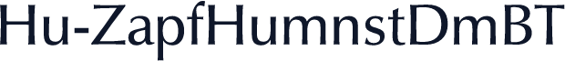 Hu-ZapfHumnstDmBT