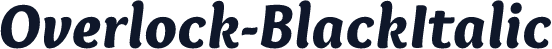 Overlock-BlackItalic