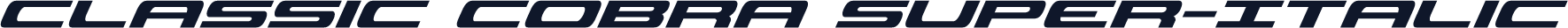 Classic Cobra Super-Italic
