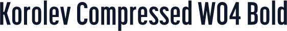 Korolev Compressed W04 Bold