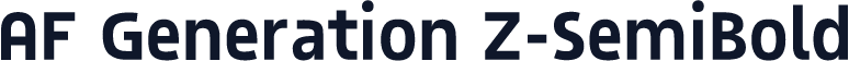 AF Generation Z-SemiBold