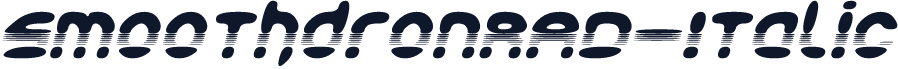SmoothdronRAD-Italic