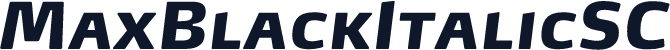 MaxBlackItalicSC