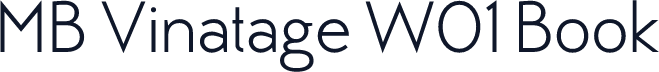 MB Vinatage W01 Book